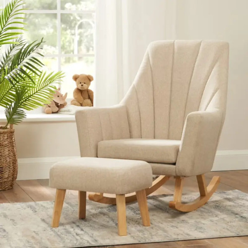 Footstool and chair set - footstool,