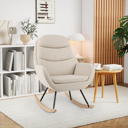 Upholstered nursery rocking - upholstered,