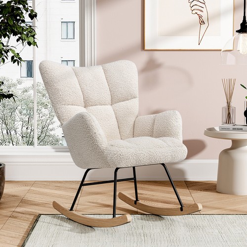 Modern teddy fabric rocking - teddy,