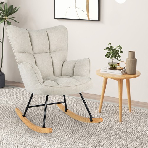 Linen nursery rocking - nursery,