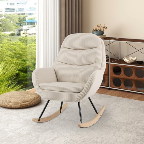 Upholstered rocking chair - upholstered,