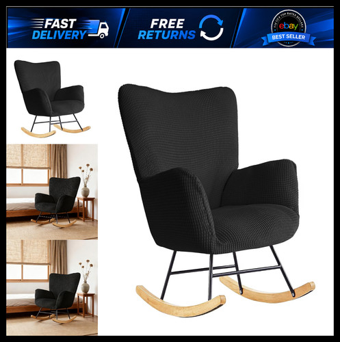 Stretch jacquard rocking chair - jacquard,