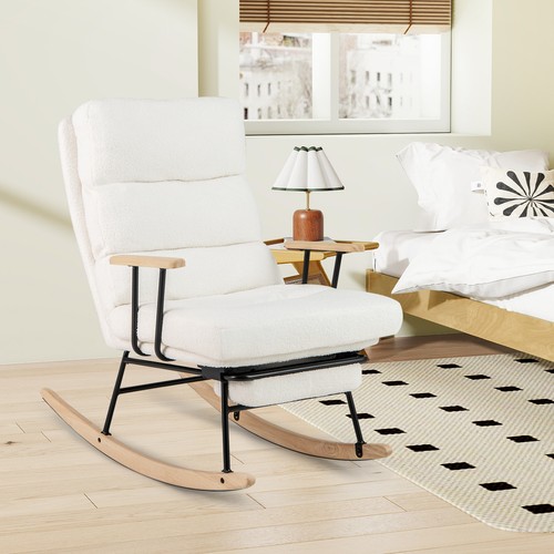 Velvet rocking chair nursery - velvet,