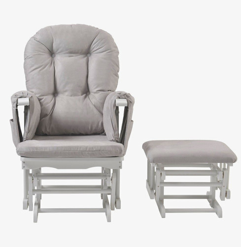 Grey padded rocking chair - rocking, kub