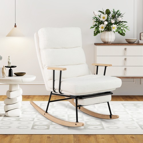 Velvet rocking chair - velvet,